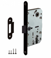 Корпус замка PL85-50 BL (черный, пластик) (Punto)