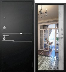 АНТАРЕС букле черный/ Магнум штукатурка светлая